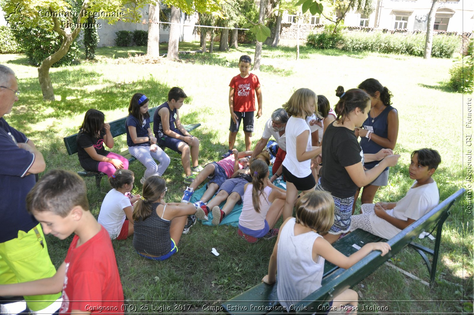 Carignano (TO) 25 Luglio 2017 - Campo Estivo Protezione Civile - Croce Rossa Italiana- Comitato Regionale del Piemonte