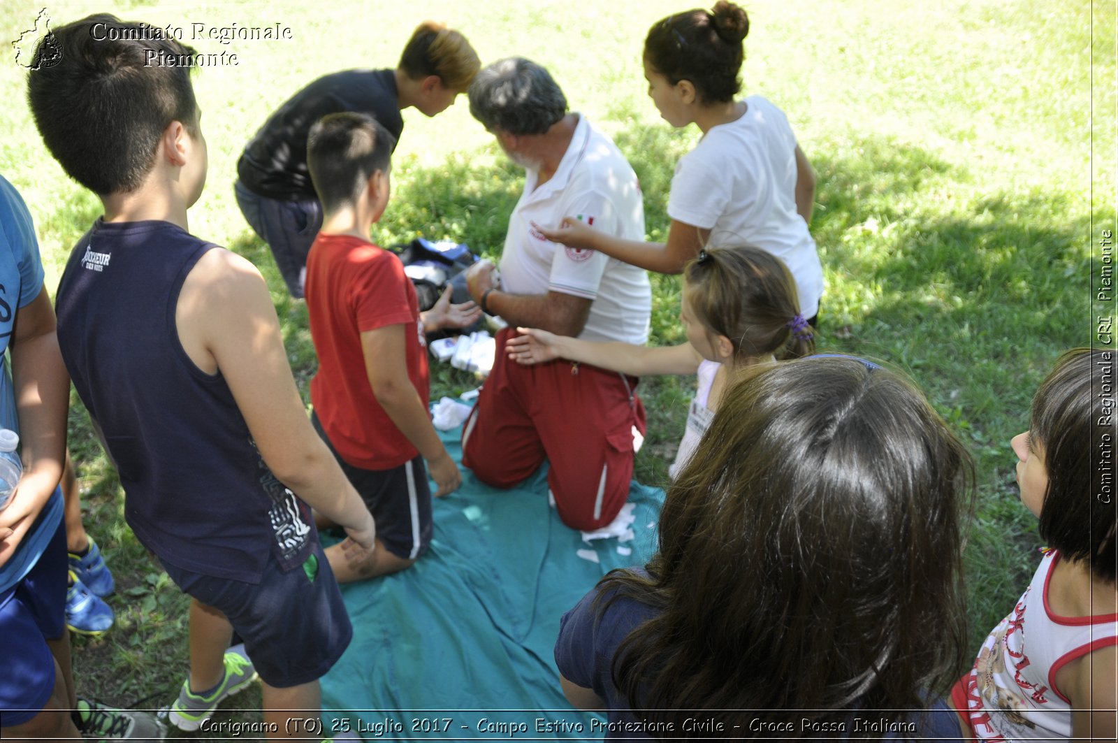 Carignano (TO) 25 Luglio 2017 - Campo Estivo Protezione Civile - Croce Rossa Italiana- Comitato Regionale del Piemonte