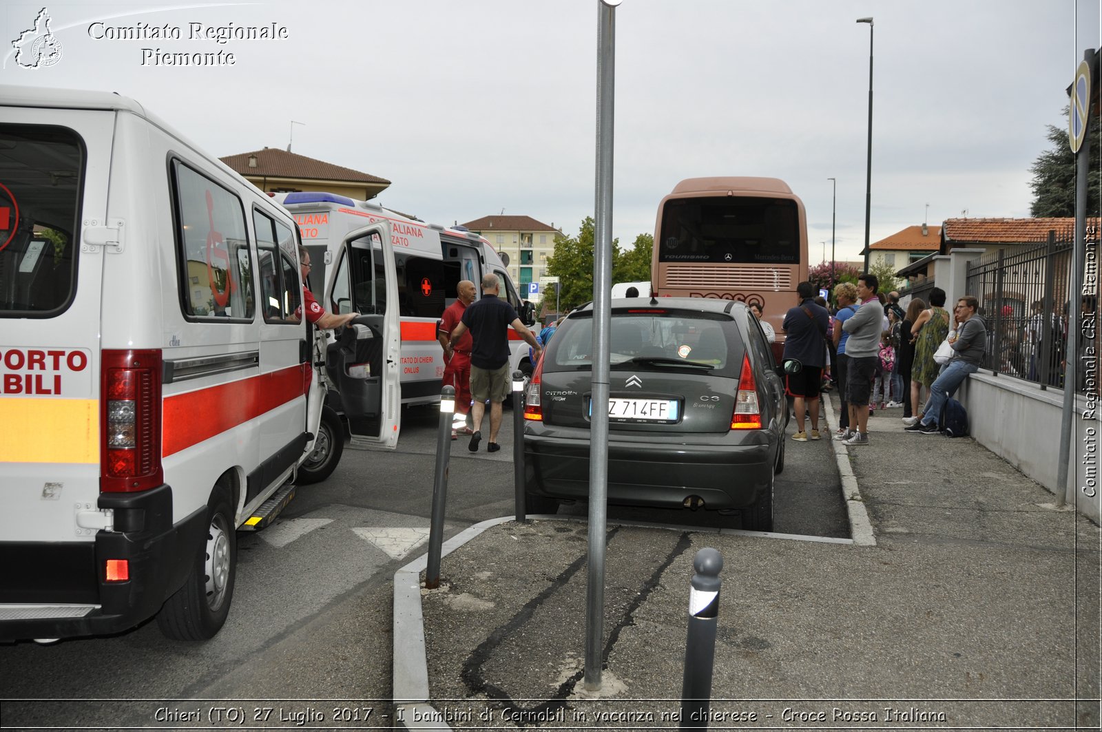 Chieri (TO) 27 Luglio 2017 - I bambini di Cernobil in vacanza nel chierese - Croce Rossa Italiana- Comitato Regionale del Piemonte