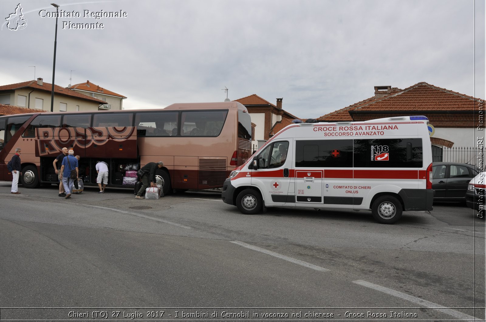 Chieri (TO) 27 Luglio 2017 - I bambini di Cernobil in vacanza nel chierese - Croce Rossa Italiana- Comitato Regionale del Piemonte