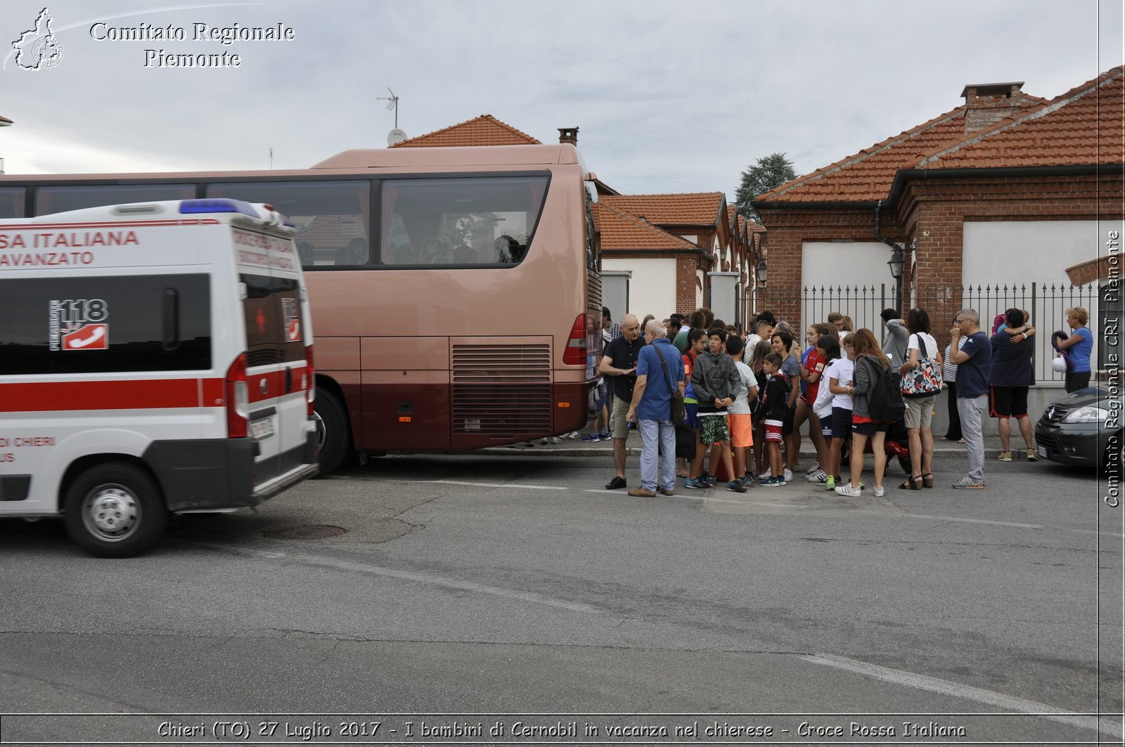 Chieri (TO) 27 Luglio 2017 - I bambini di Cernobil in vacanza nel chierese - Croce Rossa Italiana- Comitato Regionale del Piemonte