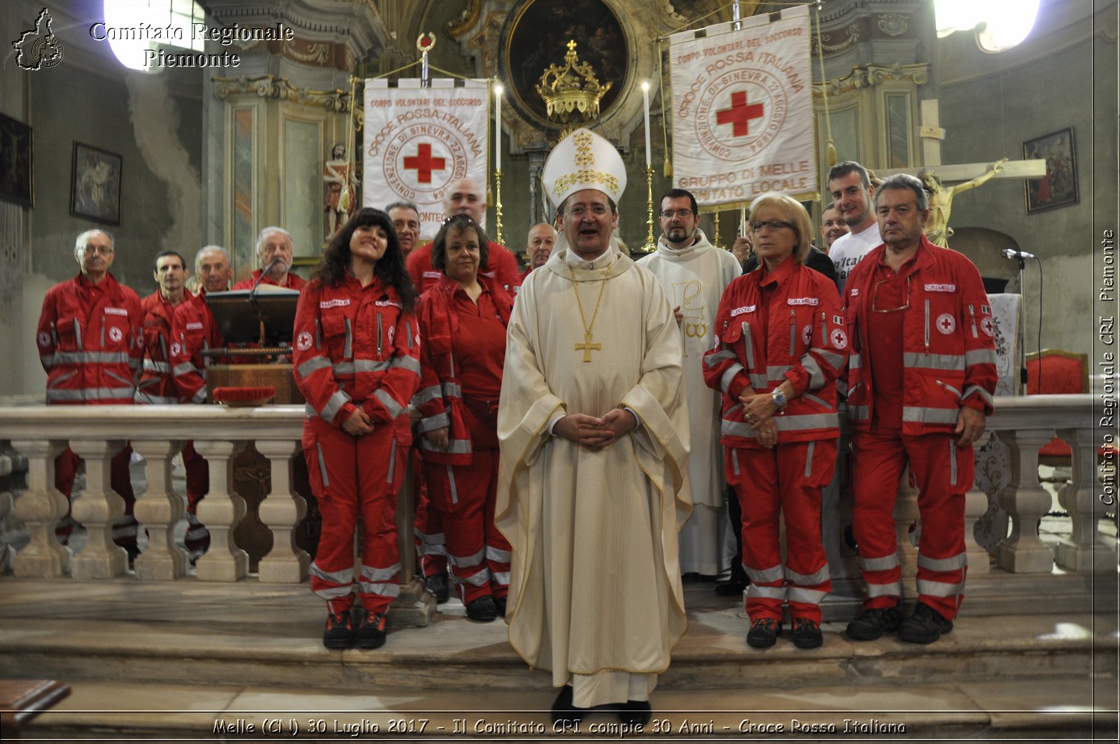 Melle (CN) 30 Luglio 2017 - Il Comitato CRI compie 30 Anni - Croce Rossa Italiana- Comitato Regionale del Piemonte