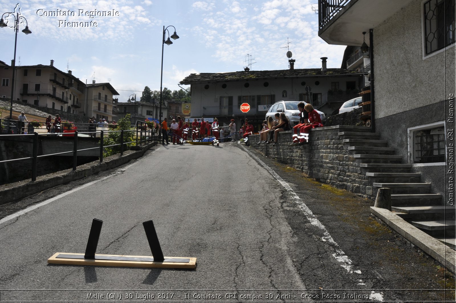 Melle (CN) 30 Luglio 2017 - Il Comitato CRI compie 30 Anni - Croce Rossa Italiana- Comitato Regionale del Piemonte