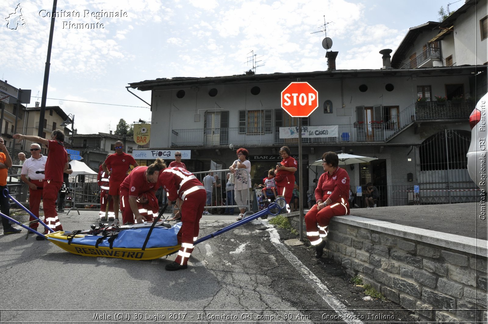 Melle (CN) 30 Luglio 2017 - Il Comitato CRI compie 30 Anni - Croce Rossa Italiana- Comitato Regionale del Piemonte