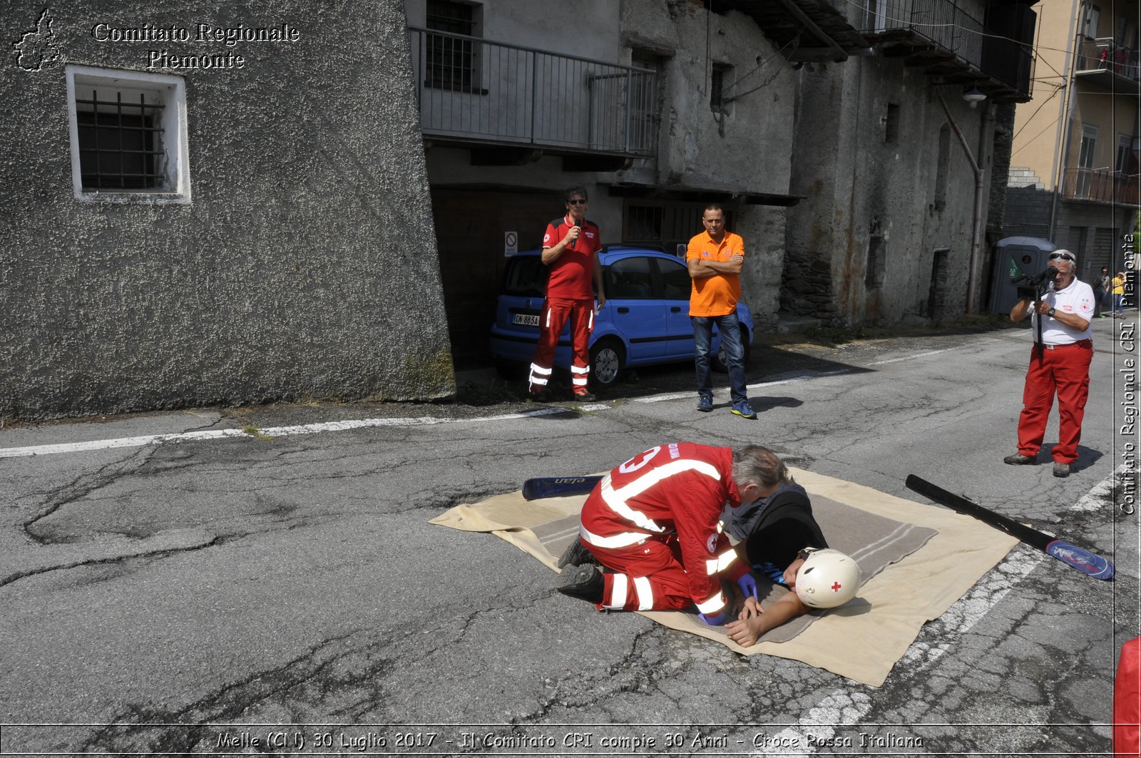 Melle (CN) 30 Luglio 2017 - Il Comitato CRI compie 30 Anni - Croce Rossa Italiana- Comitato Regionale del Piemonte