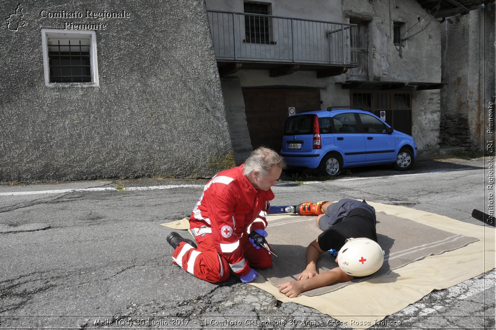 Melle (CN) 30 Luglio 2017 - Il Comitato CRI compie 30 Anni - Croce Rossa Italiana- Comitato Regionale del Piemonte