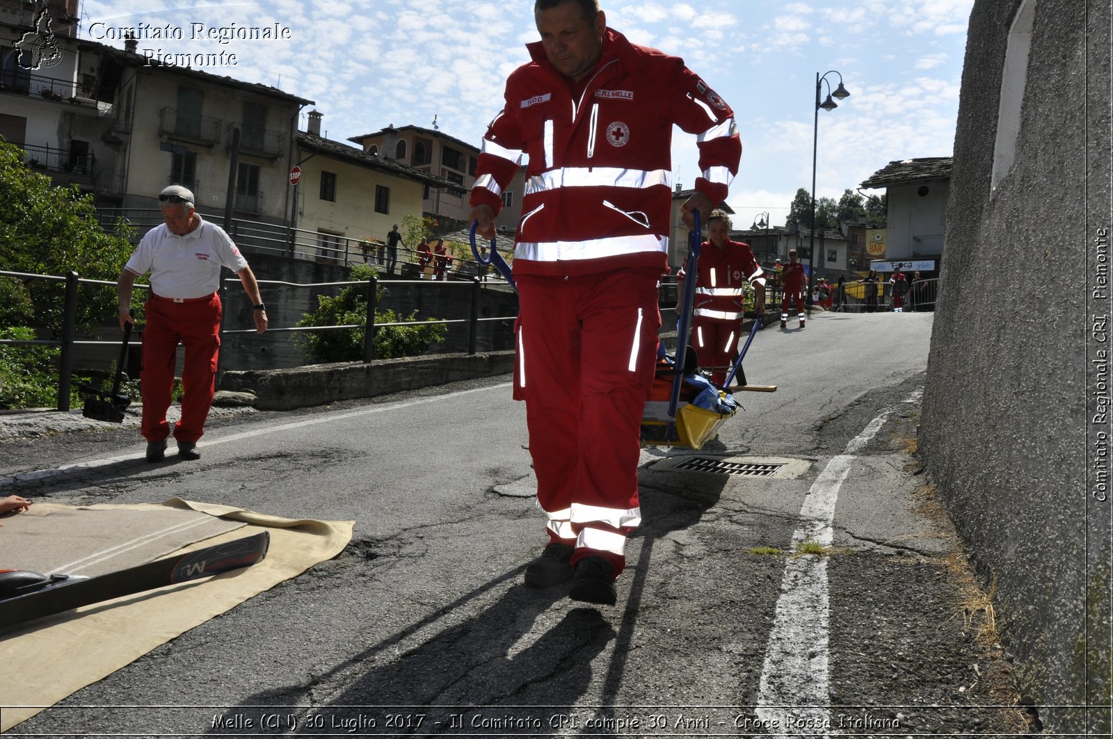 Melle (CN) 30 Luglio 2017 - Il Comitato CRI compie 30 Anni - Croce Rossa Italiana- Comitato Regionale del Piemonte