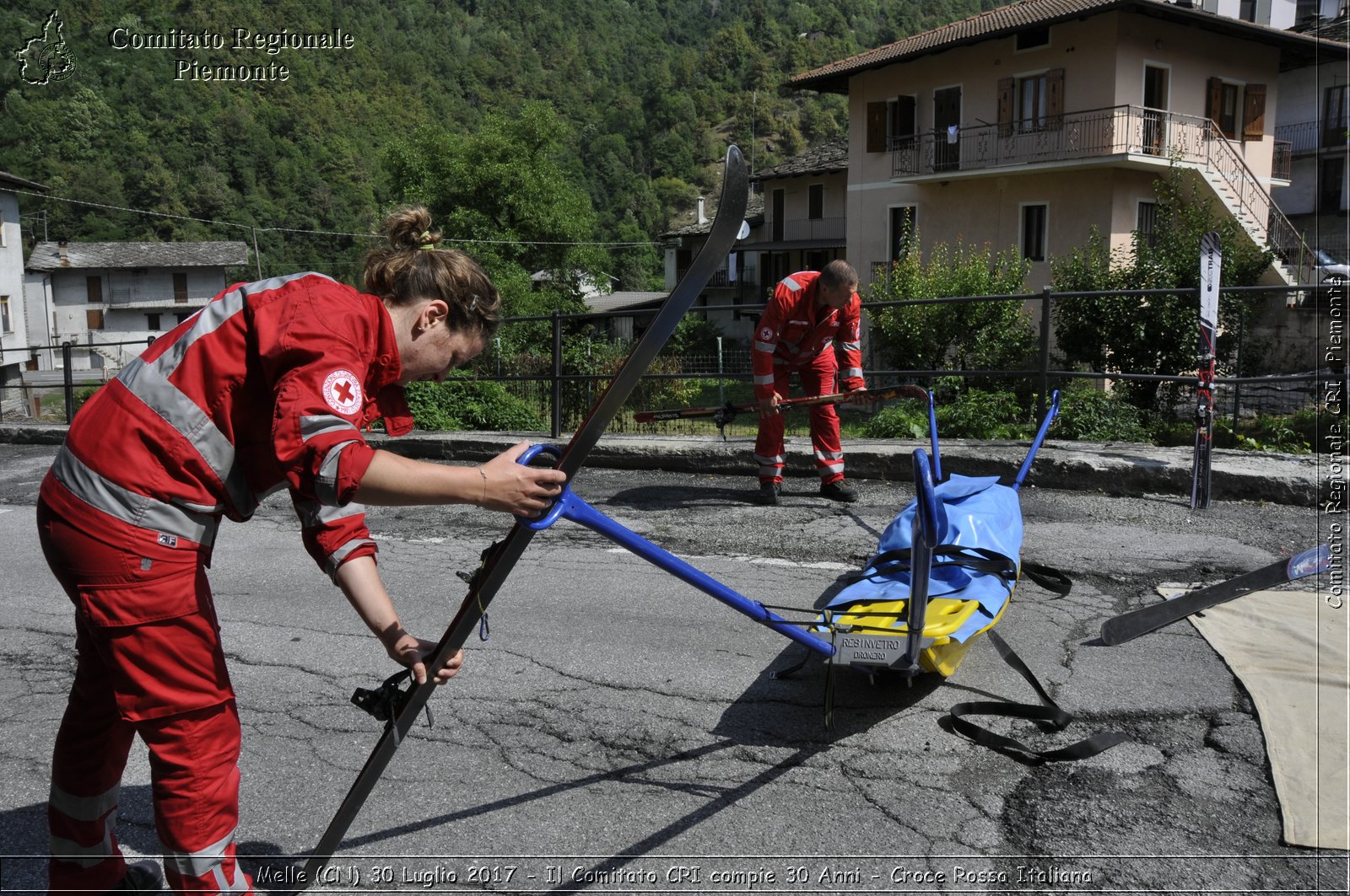 Melle (CN) 30 Luglio 2017 - Il Comitato CRI compie 30 Anni - Croce Rossa Italiana- Comitato Regionale del Piemonte