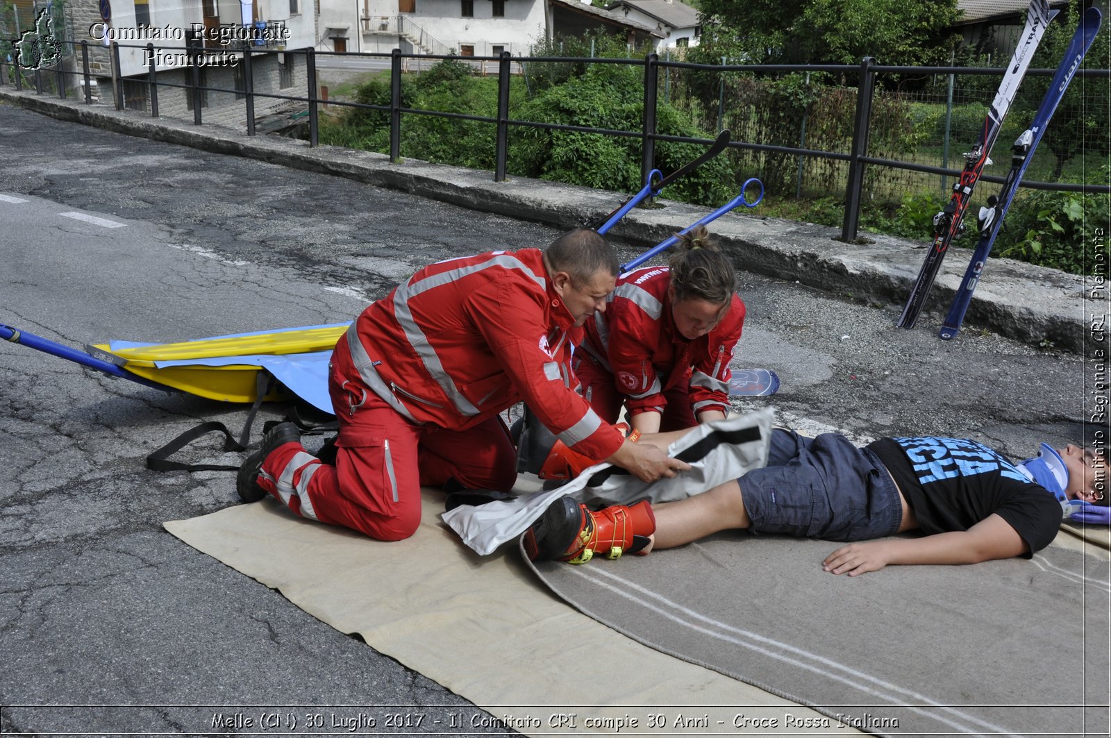 Melle (CN) 30 Luglio 2017 - Il Comitato CRI compie 30 Anni - Croce Rossa Italiana- Comitato Regionale del Piemonte