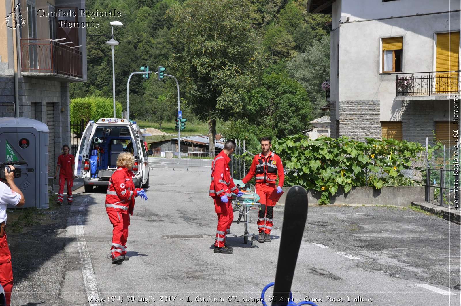 Melle (CN) 30 Luglio 2017 - Il Comitato CRI compie 30 Anni - Croce Rossa Italiana- Comitato Regionale del Piemonte