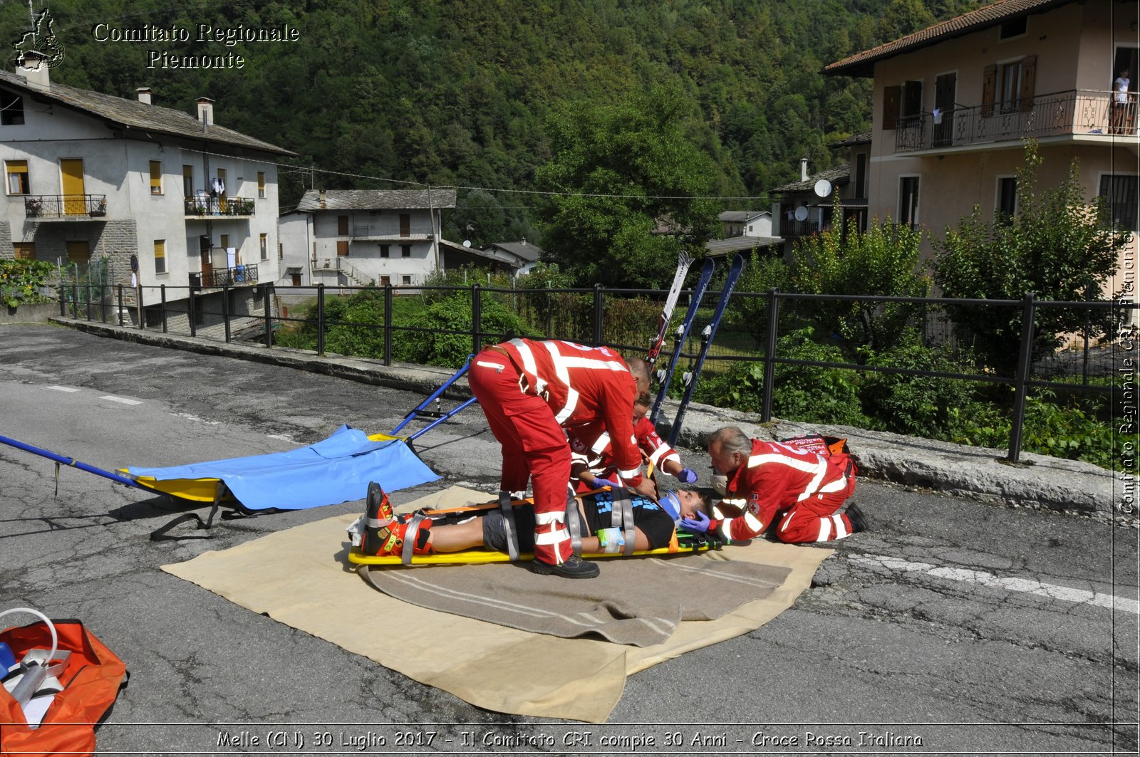 Melle (CN) 30 Luglio 2017 - Il Comitato CRI compie 30 Anni - Croce Rossa Italiana- Comitato Regionale del Piemonte