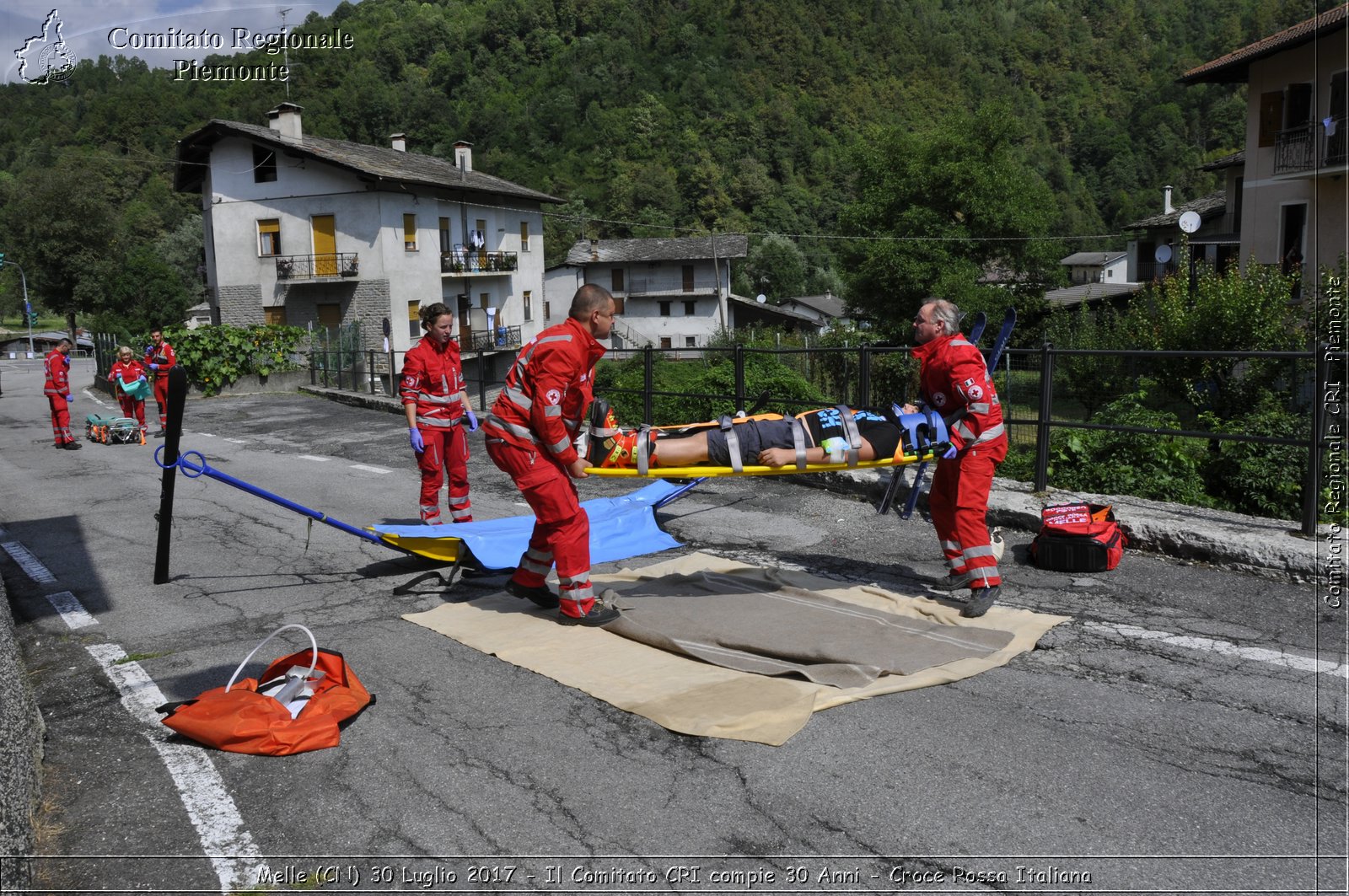 Melle (CN) 30 Luglio 2017 - Il Comitato CRI compie 30 Anni - Croce Rossa Italiana- Comitato Regionale del Piemonte