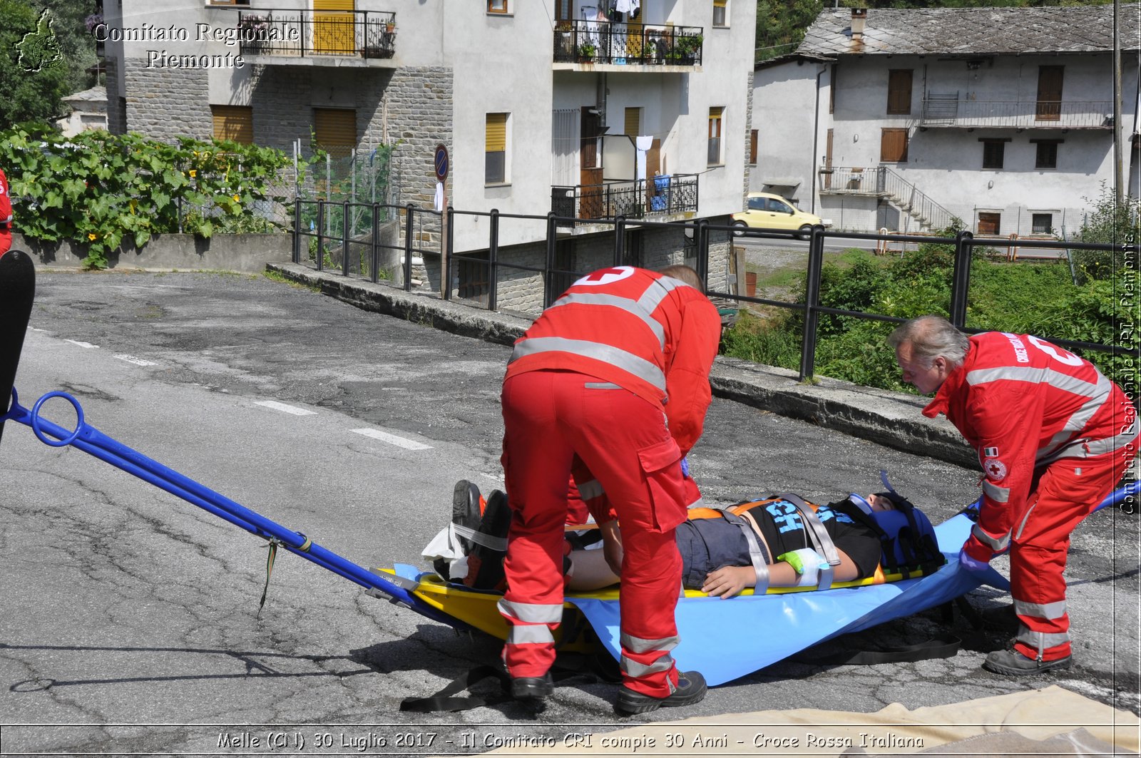 Melle (CN) 30 Luglio 2017 - Il Comitato CRI compie 30 Anni - Croce Rossa Italiana- Comitato Regionale del Piemonte