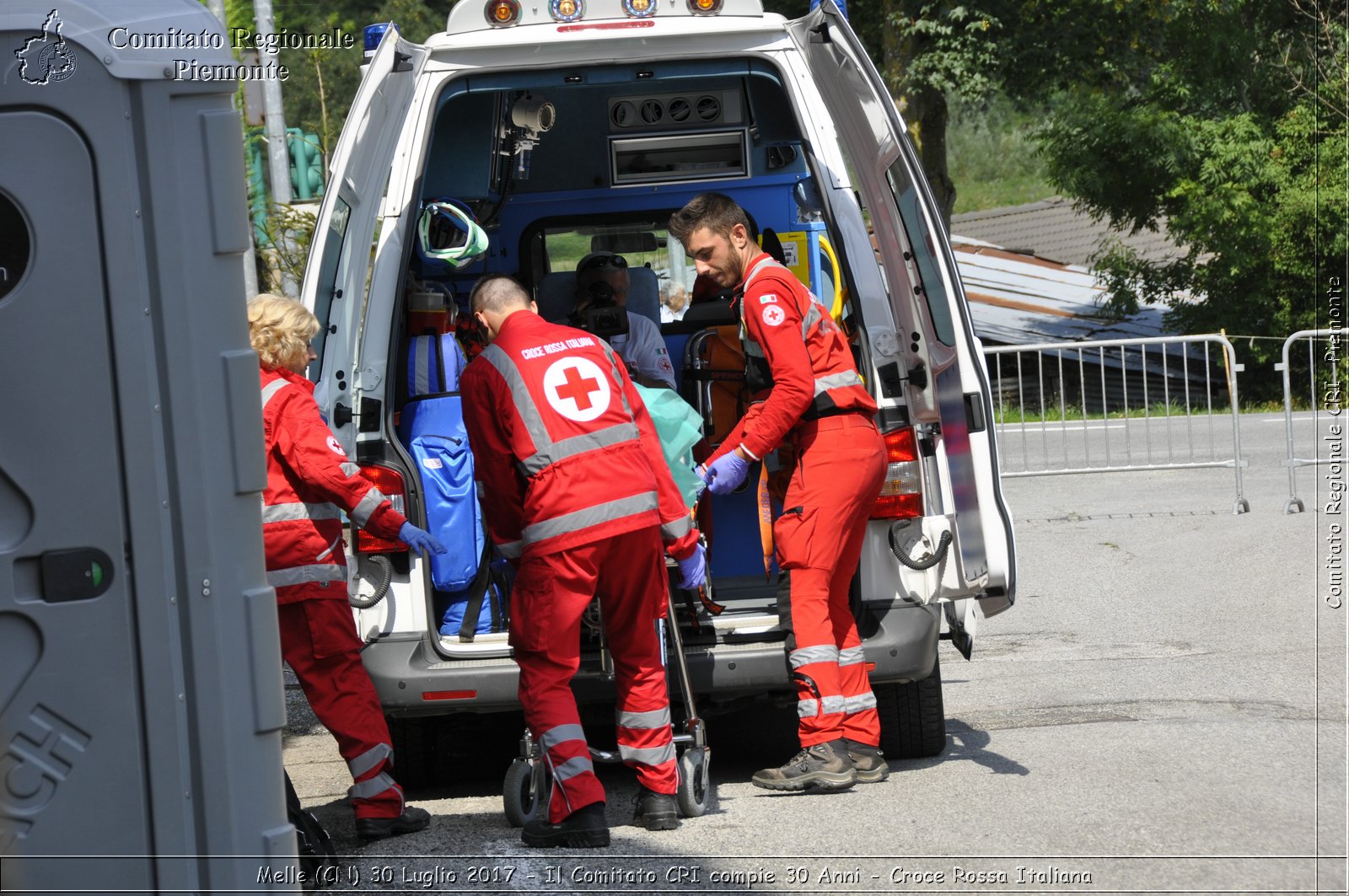 Melle (CN) 30 Luglio 2017 - Il Comitato CRI compie 30 Anni - Croce Rossa Italiana- Comitato Regionale del Piemonte