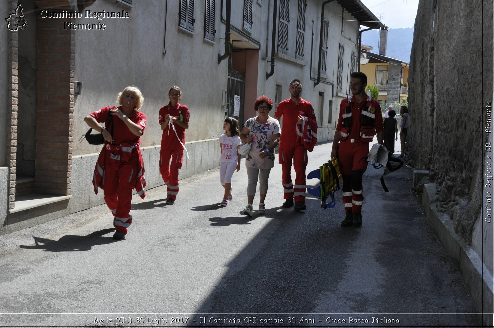 Melle (CN) 30 Luglio 2017 - Il Comitato CRI compie 30 Anni - Croce Rossa Italiana- Comitato Regionale del Piemonte