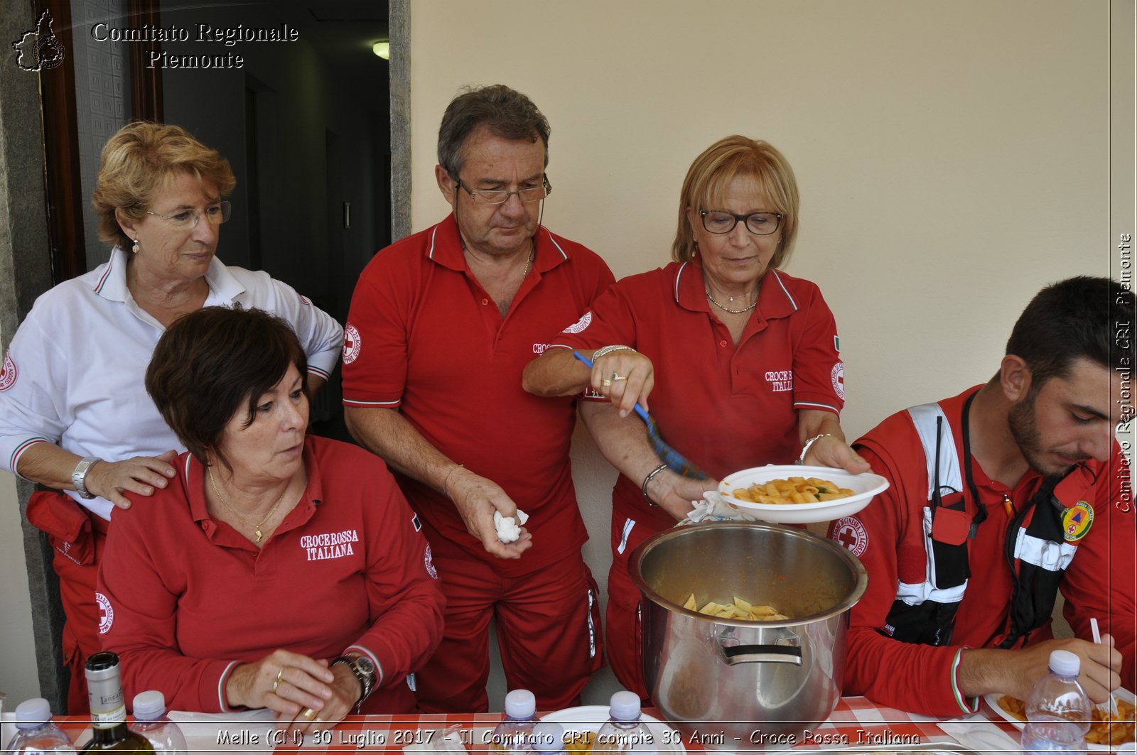 Melle (CN) 30 Luglio 2017 - Il Comitato CRI compie 30 Anni - Croce Rossa Italiana- Comitato Regionale del Piemonte