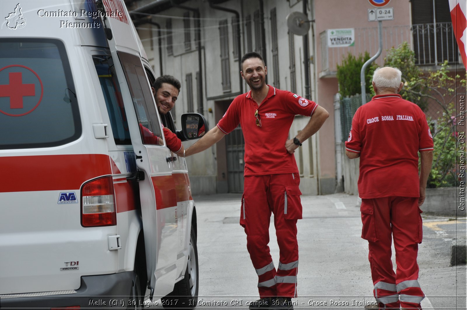 Melle (CN) 30 Luglio 2017 - Il Comitato CRI compie 30 Anni - Croce Rossa Italiana- Comitato Regionale del Piemonte