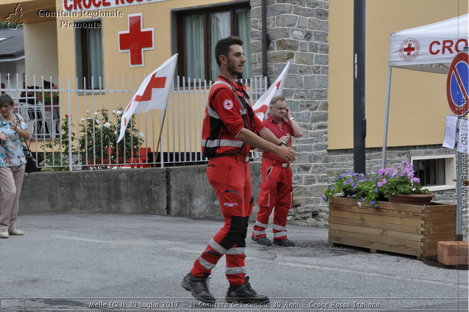 Melle (CN) 30 Luglio 2017 - Il Comitato CRI compie 30 Anni - Croce Rossa Italiana- Comitato Regionale del Piemonte