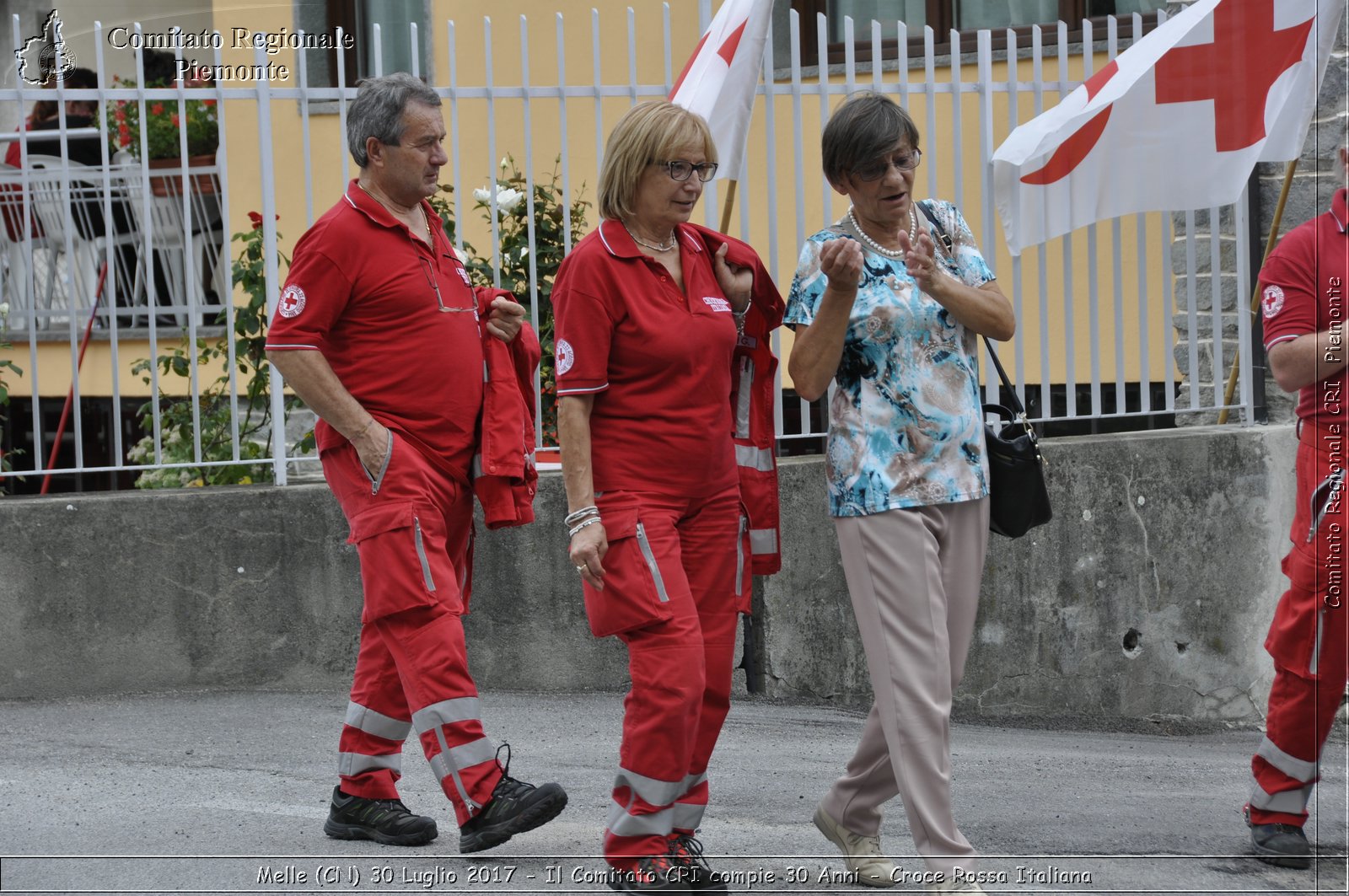 Melle (CN) 30 Luglio 2017 - Il Comitato CRI compie 30 Anni - Croce Rossa Italiana- Comitato Regionale del Piemonte