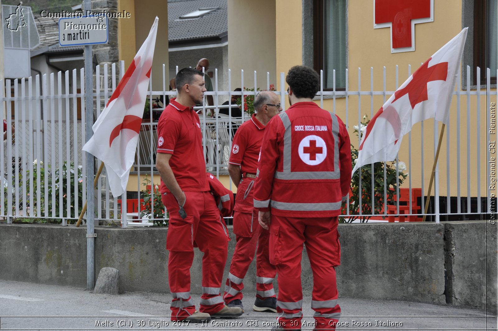 Melle (CN) 30 Luglio 2017 - Il Comitato CRI compie 30 Anni - Croce Rossa Italiana- Comitato Regionale del Piemonte