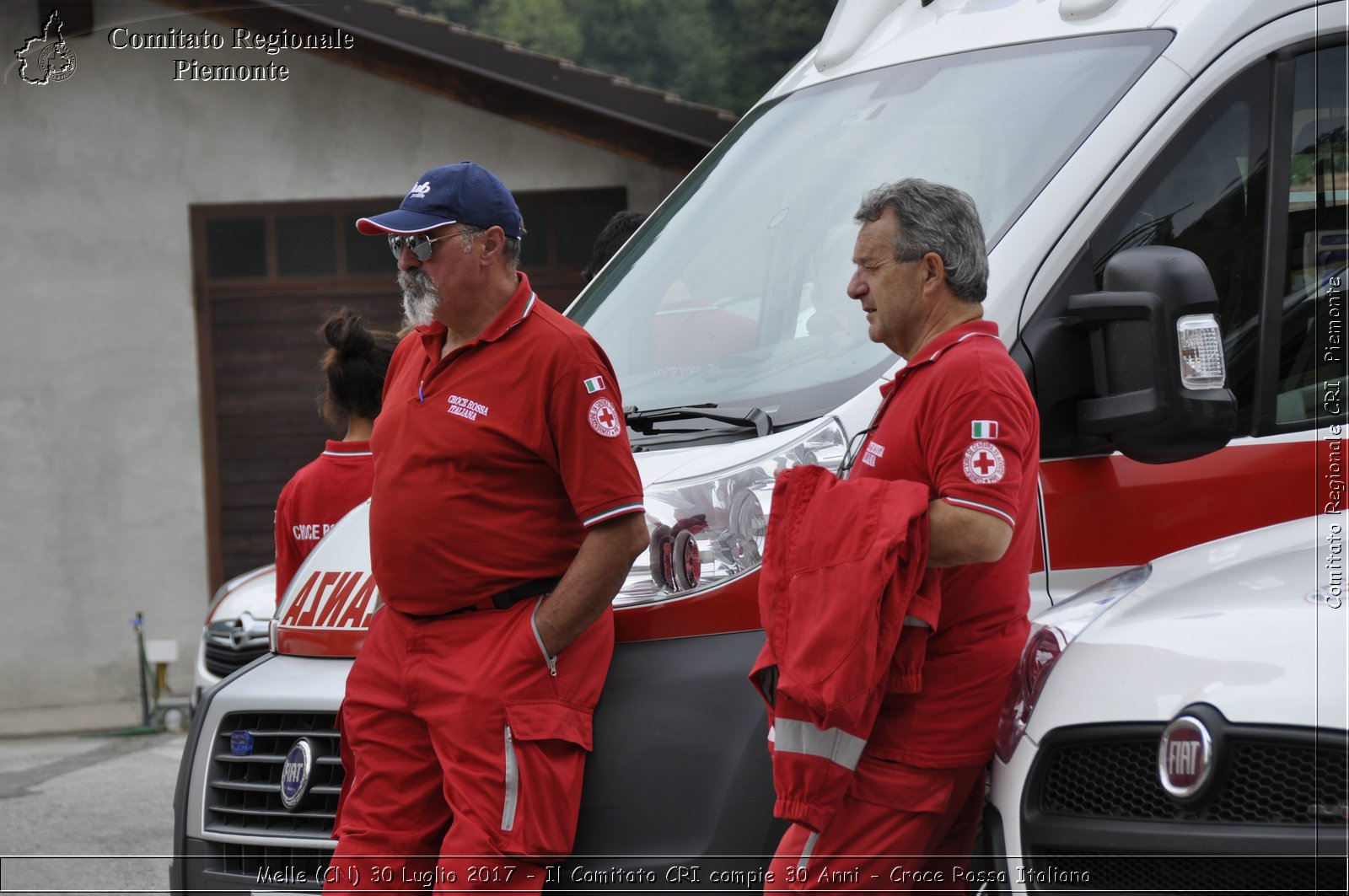 Melle (CN) 30 Luglio 2017 - Il Comitato CRI compie 30 Anni - Croce Rossa Italiana- Comitato Regionale del Piemonte