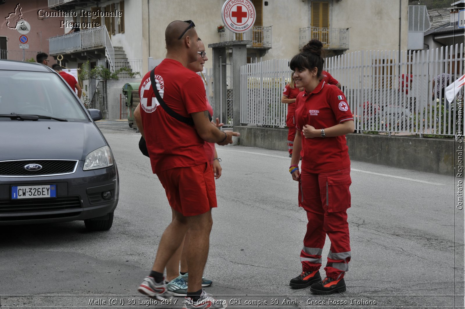 Melle (CN) 30 Luglio 2017 - Il Comitato CRI compie 30 Anni - Croce Rossa Italiana- Comitato Regionale del Piemonte