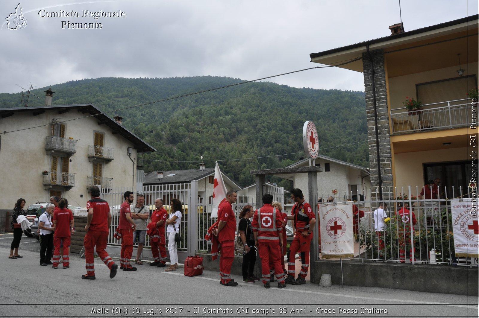 Melle (CN) 30 Luglio 2017 - Il Comitato CRI compie 30 Anni - Croce Rossa Italiana- Comitato Regionale del Piemonte