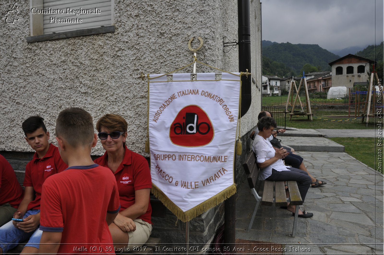 Melle (CN) 30 Luglio 2017 - Il Comitato CRI compie 30 Anni - Croce Rossa Italiana- Comitato Regionale del Piemonte