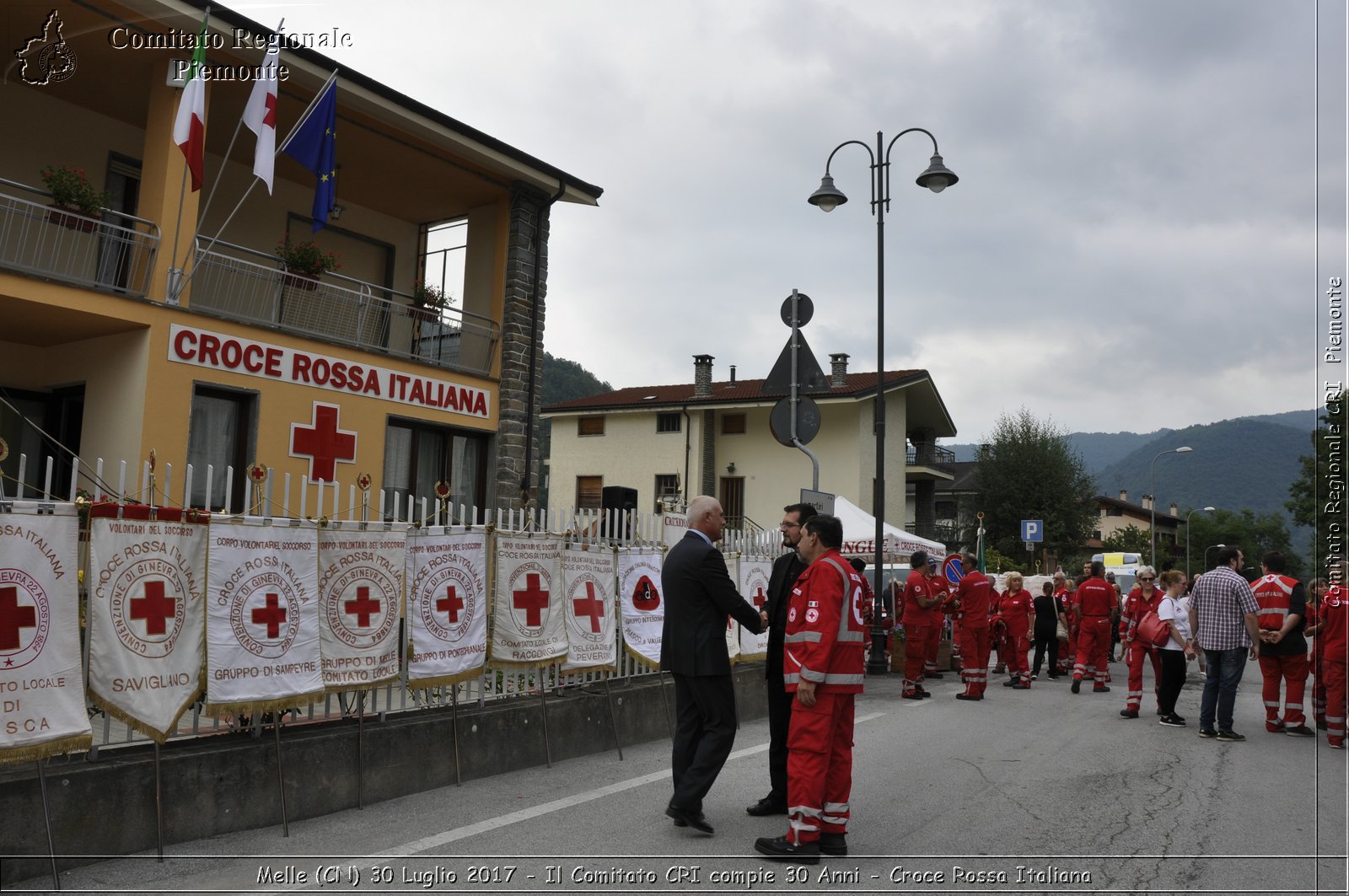 Melle (CN) 30 Luglio 2017 - Il Comitato CRI compie 30 Anni - Croce Rossa Italiana- Comitato Regionale del Piemonte