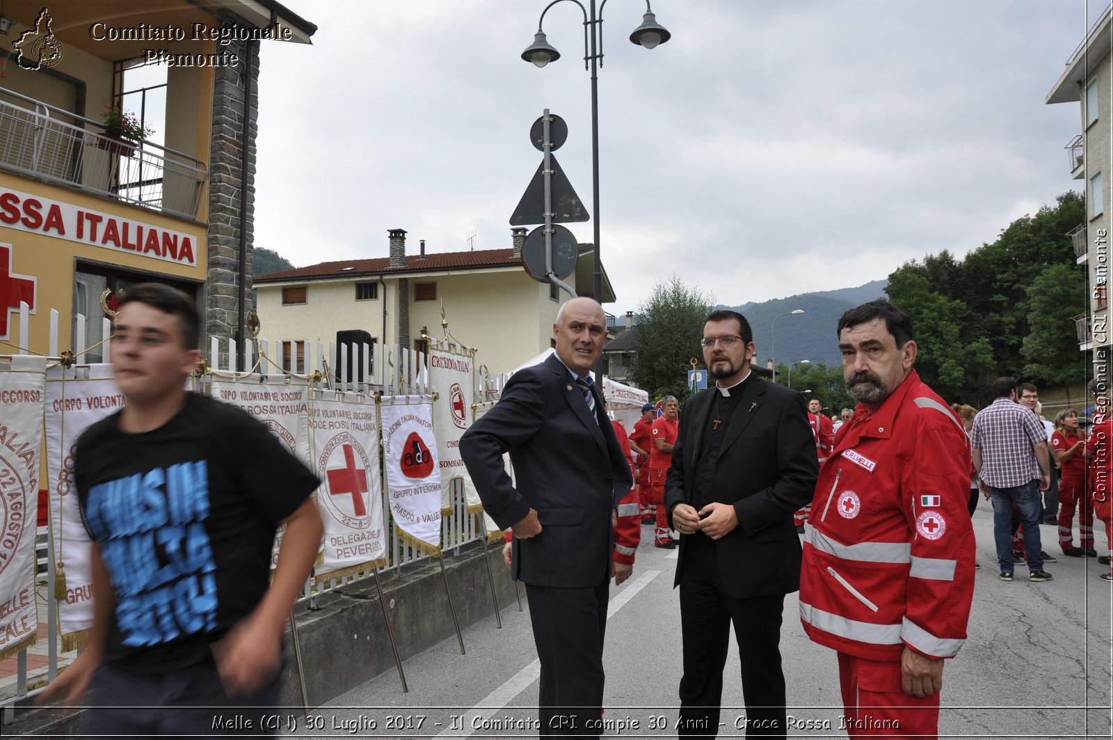 Melle (CN) 30 Luglio 2017 - Il Comitato CRI compie 30 Anni - Croce Rossa Italiana- Comitato Regionale del Piemonte