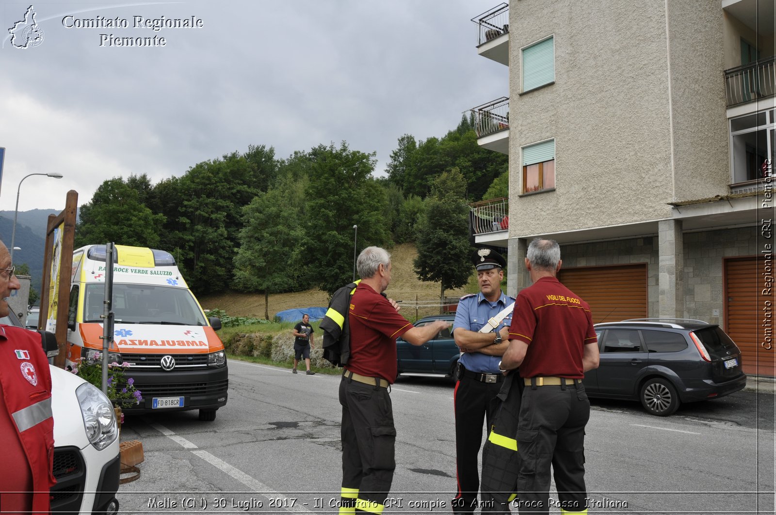 Melle (CN) 30 Luglio 2017 - Il Comitato CRI compie 30 Anni - Croce Rossa Italiana- Comitato Regionale del Piemonte