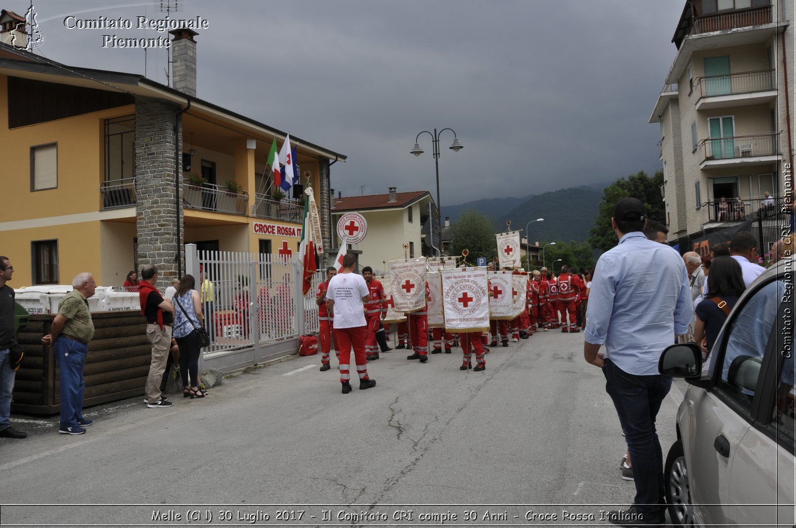 Melle (CN) 30 Luglio 2017 - Il Comitato CRI compie 30 Anni - Croce Rossa Italiana- Comitato Regionale del Piemonte