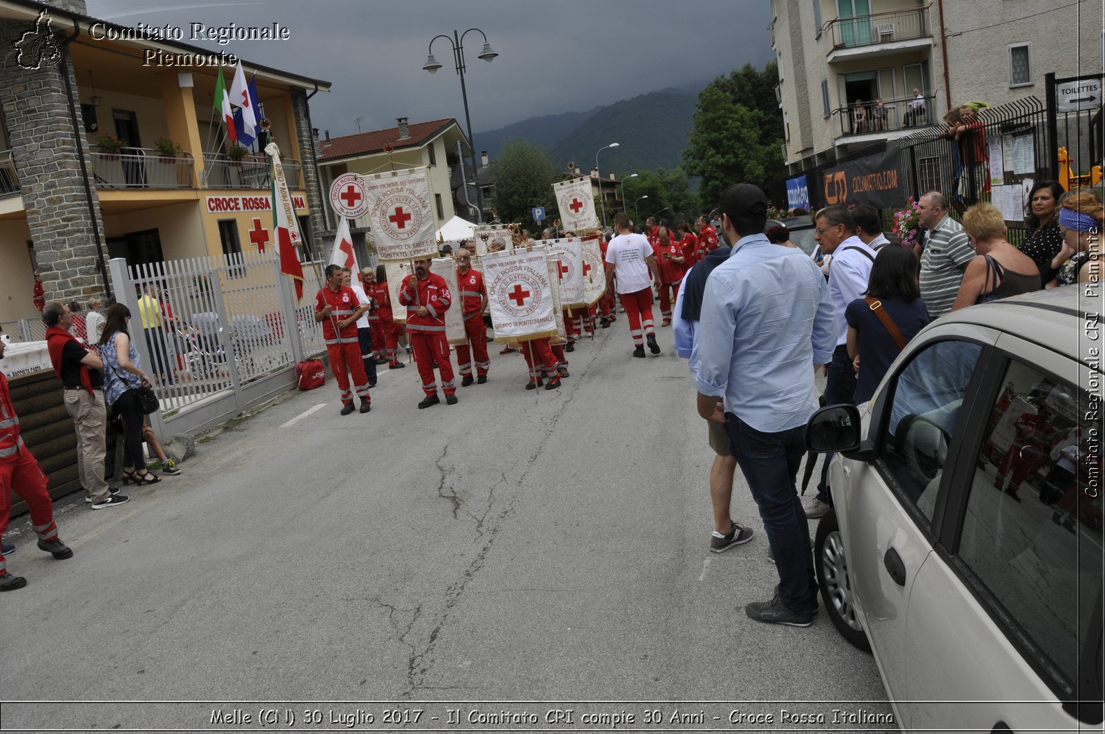 Melle (CN) 30 Luglio 2017 - Il Comitato CRI compie 30 Anni - Croce Rossa Italiana- Comitato Regionale del Piemonte