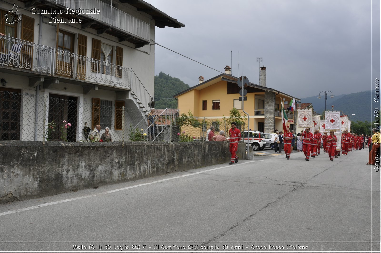 Melle (CN) 30 Luglio 2017 - Il Comitato CRI compie 30 Anni - Croce Rossa Italiana- Comitato Regionale del Piemonte