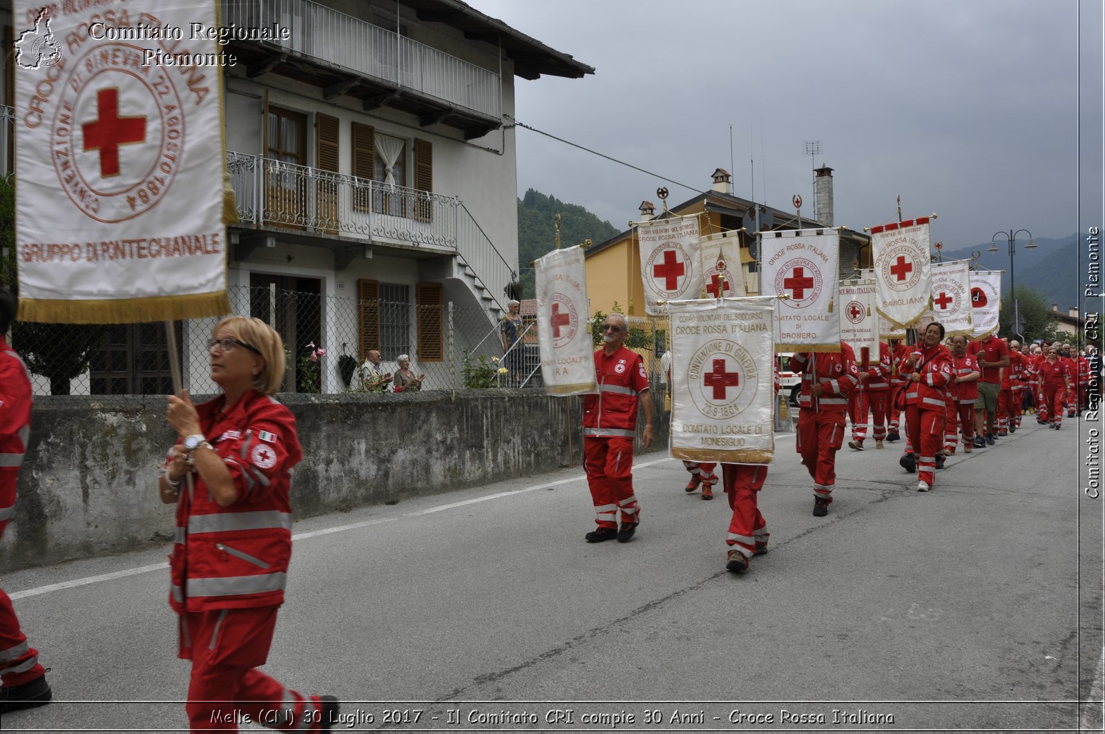 Melle (CN) 30 Luglio 2017 - Il Comitato CRI compie 30 Anni - Croce Rossa Italiana- Comitato Regionale del Piemonte