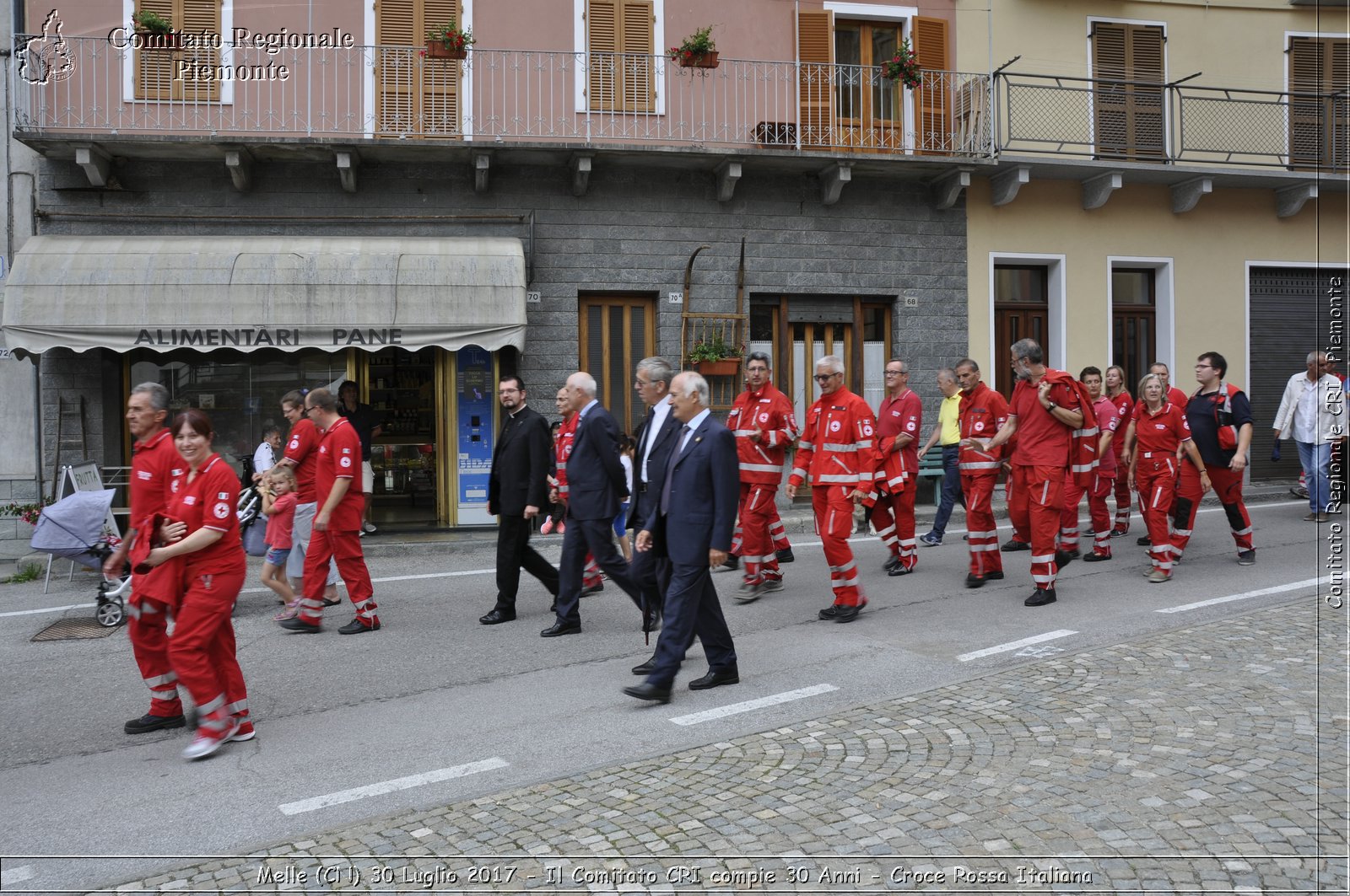 Melle (CN) 30 Luglio 2017 - Il Comitato CRI compie 30 Anni - Croce Rossa Italiana- Comitato Regionale del Piemonte