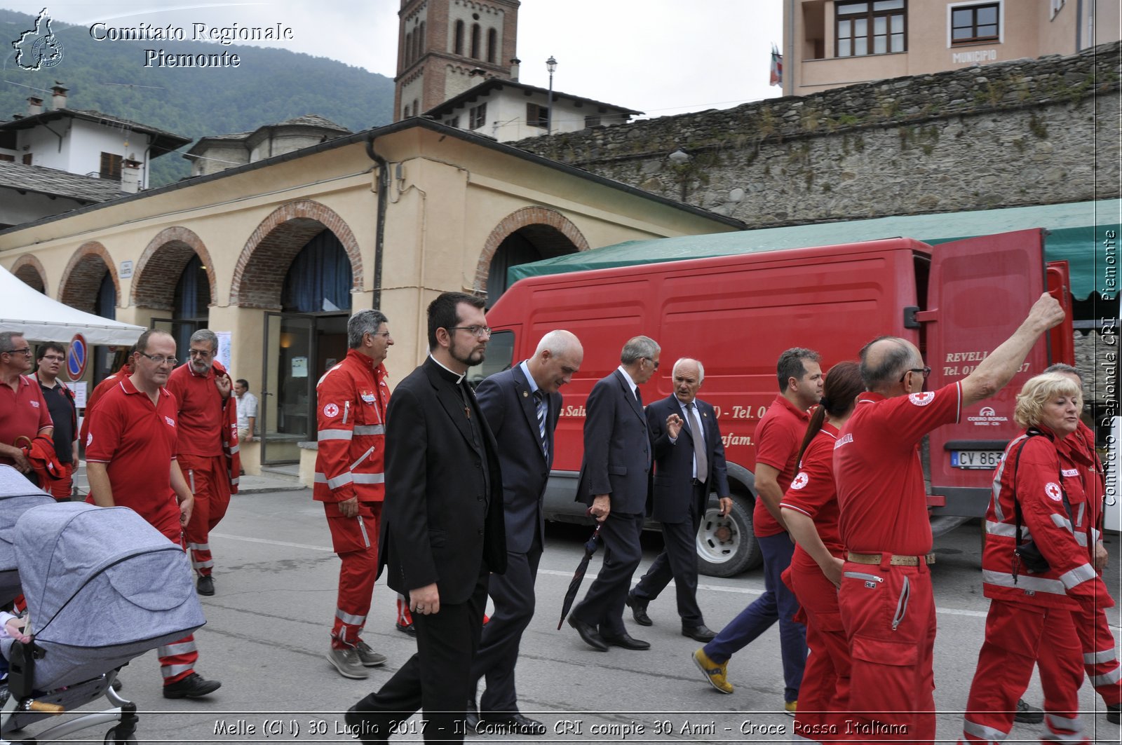 Melle (CN) 30 Luglio 2017 - Il Comitato CRI compie 30 Anni - Croce Rossa Italiana- Comitato Regionale del Piemonte