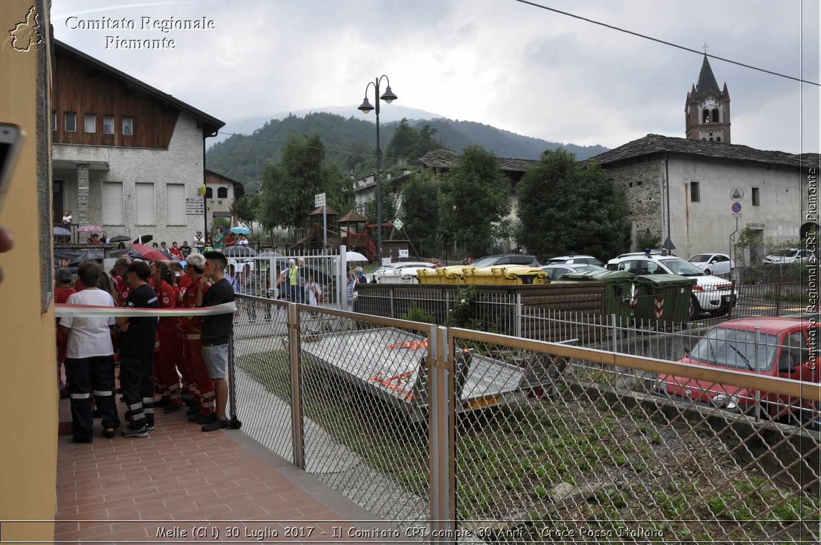 Melle (CN) 30 Luglio 2017 - Il Comitato CRI compie 30 Anni - Croce Rossa Italiana- Comitato Regionale del Piemonte