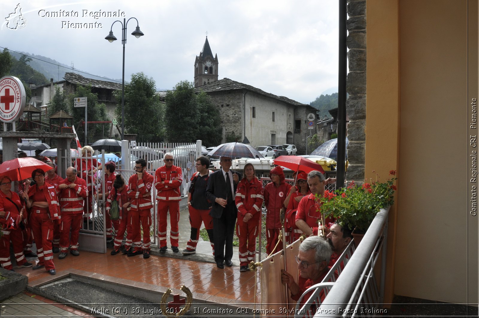 Melle (CN) 30 Luglio 2017 - Il Comitato CRI compie 30 Anni - Croce Rossa Italiana- Comitato Regionale del Piemonte