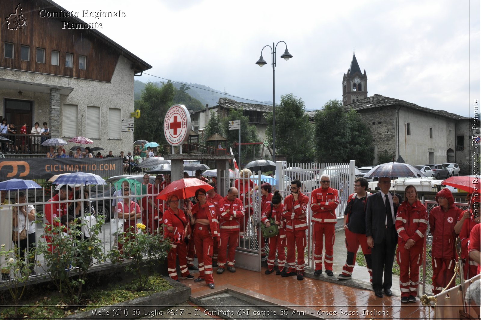 Melle (CN) 30 Luglio 2017 - Il Comitato CRI compie 30 Anni - Croce Rossa Italiana- Comitato Regionale del Piemonte