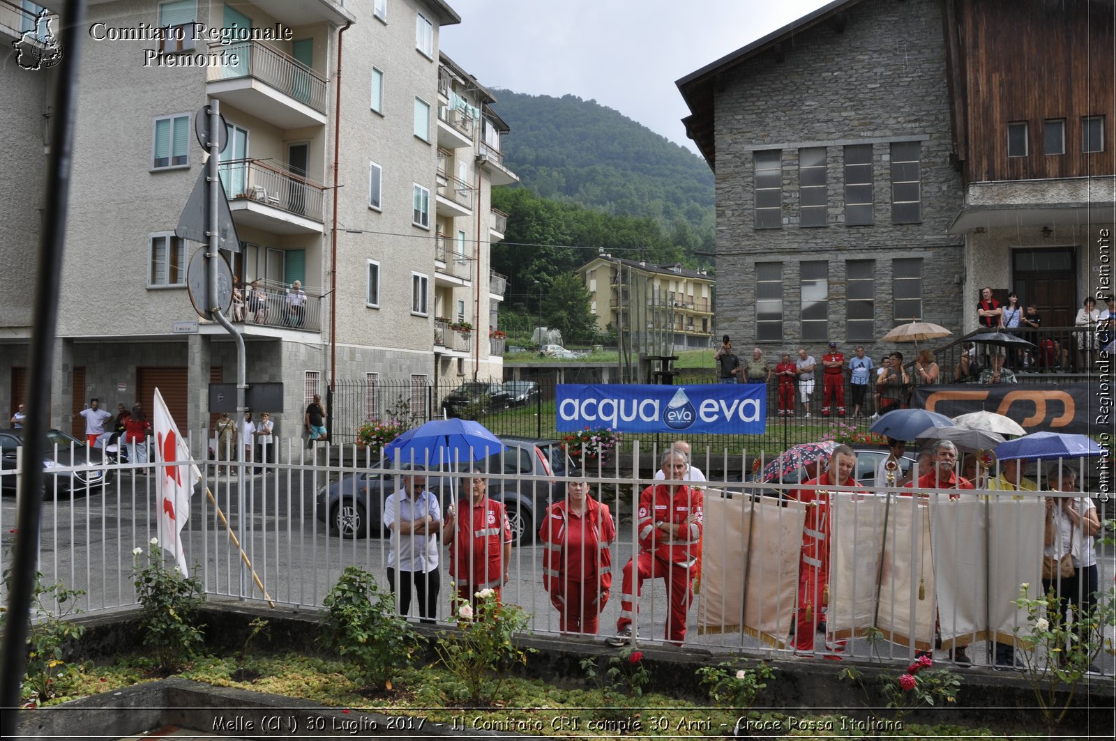 Melle (CN) 30 Luglio 2017 - Il Comitato CRI compie 30 Anni - Croce Rossa Italiana- Comitato Regionale del Piemonte