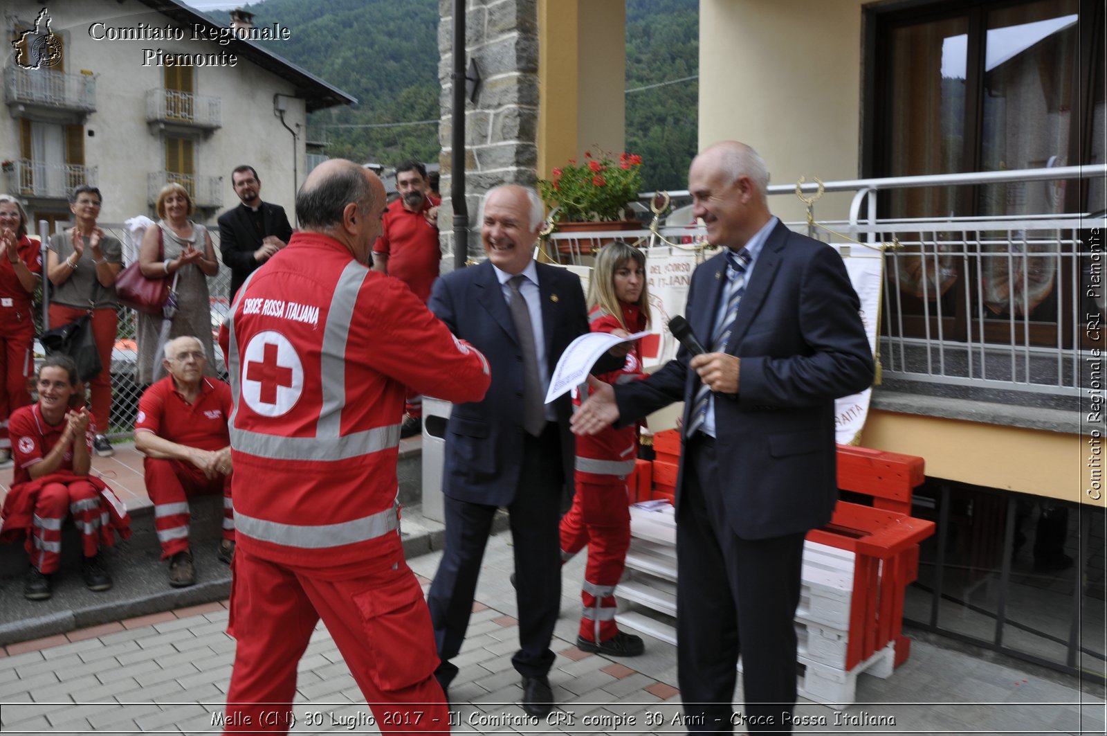 Melle (CN) 30 Luglio 2017 - Il Comitato CRI compie 30 Anni - Croce Rossa Italiana- Comitato Regionale del Piemonte