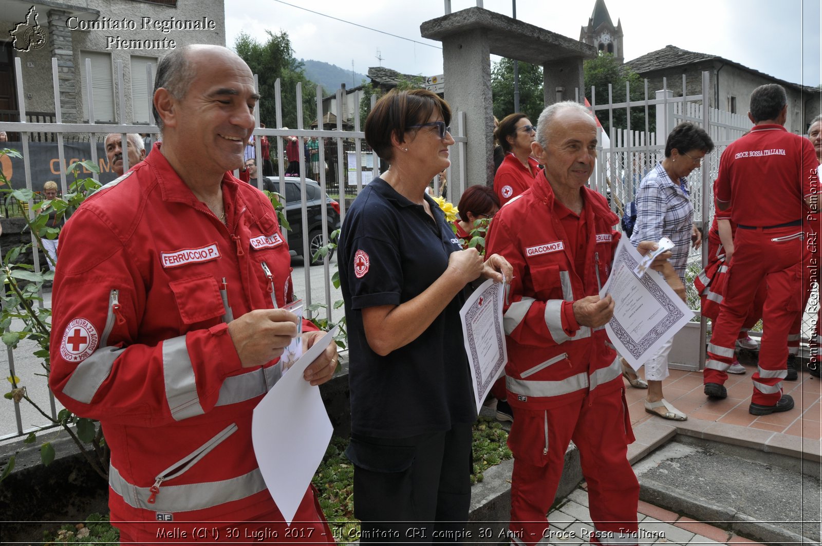 Melle (CN) 30 Luglio 2017 - Il Comitato CRI compie 30 Anni - Croce Rossa Italiana- Comitato Regionale del Piemonte