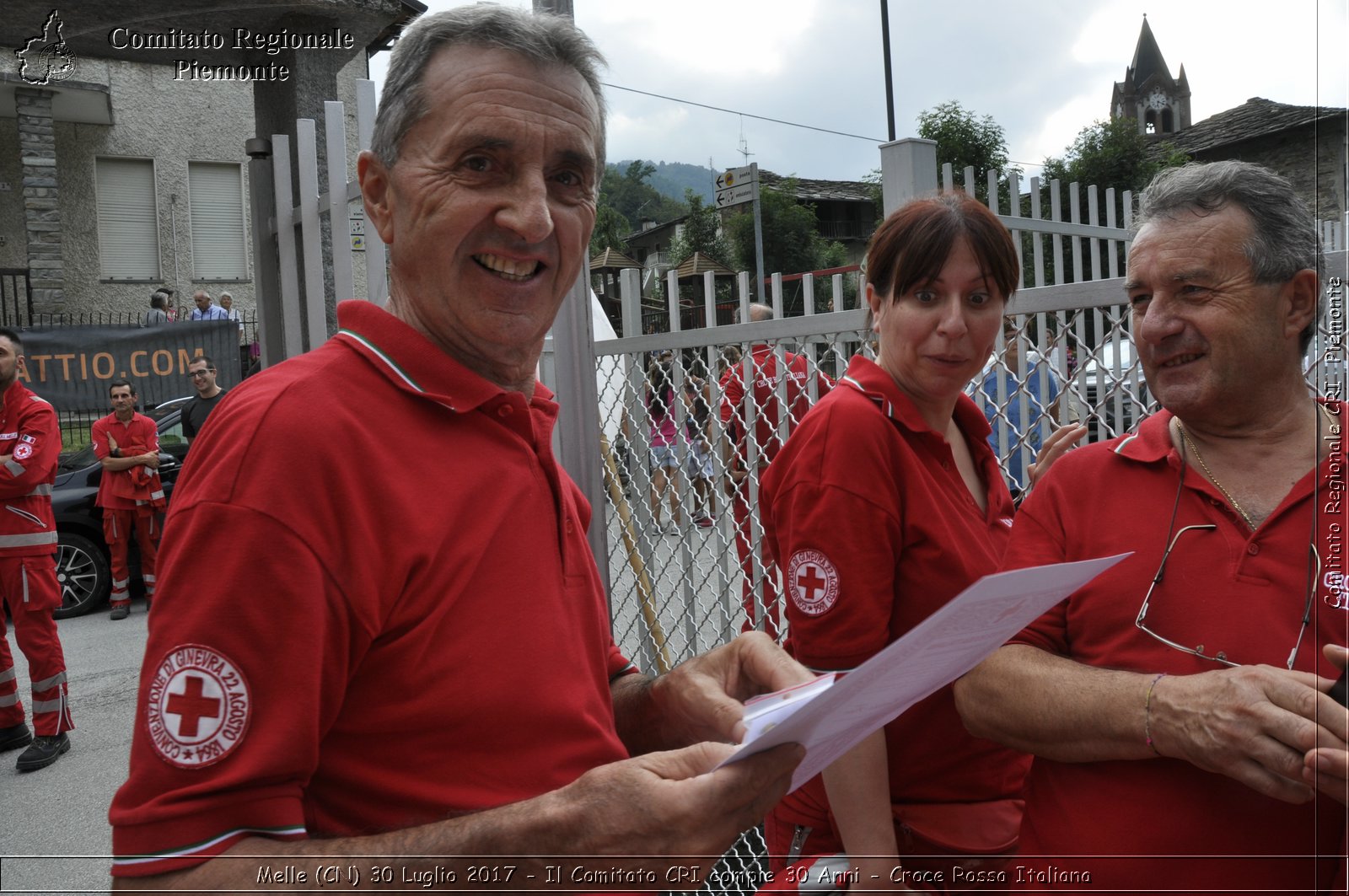 Melle (CN) 30 Luglio 2017 - Il Comitato CRI compie 30 Anni - Croce Rossa Italiana- Comitato Regionale del Piemonte