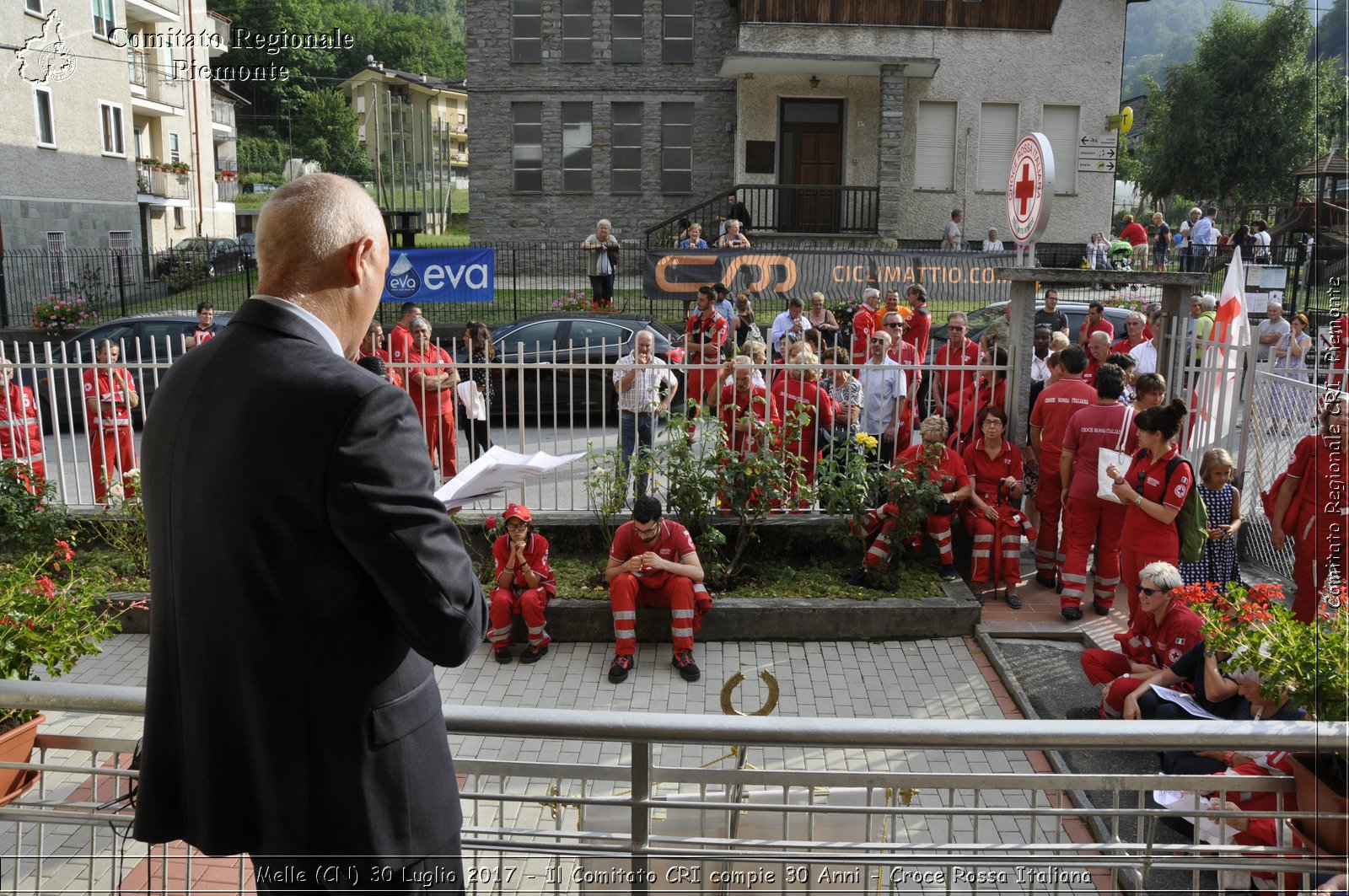 Melle (CN) 30 Luglio 2017 - Il Comitato CRI compie 30 Anni - Croce Rossa Italiana- Comitato Regionale del Piemonte