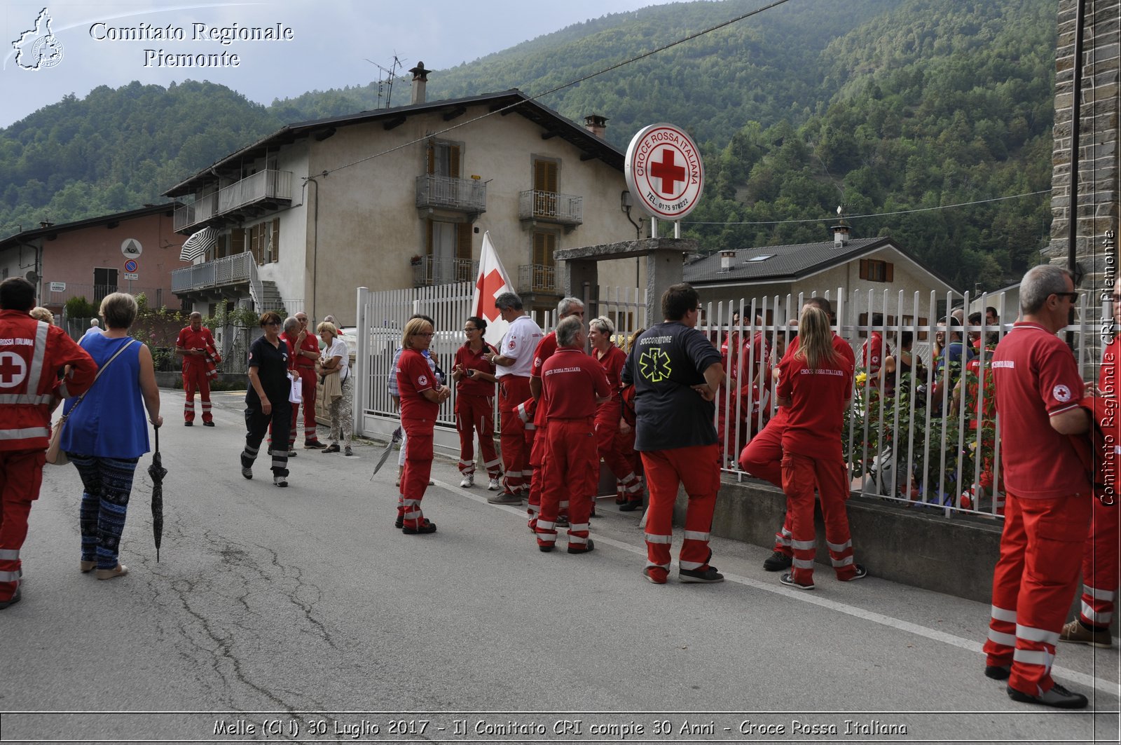 Melle (CN) 30 Luglio 2017 - Il Comitato CRI compie 30 Anni - Croce Rossa Italiana- Comitato Regionale del Piemonte