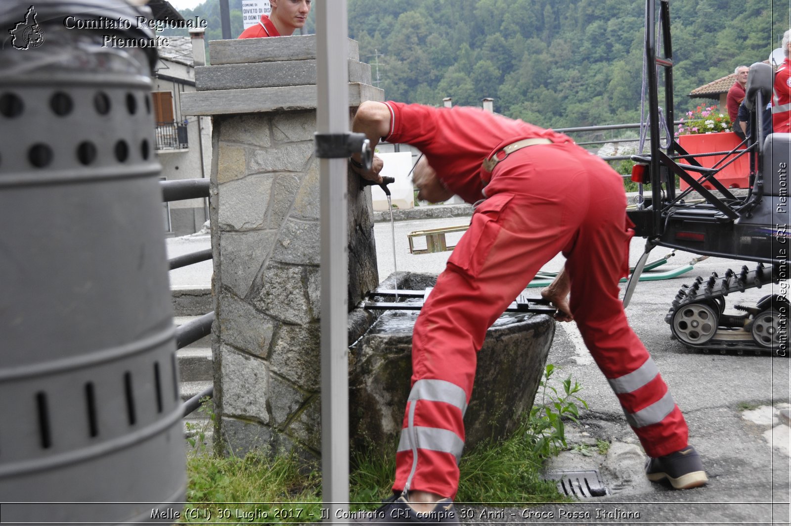 Melle (CN) 30 Luglio 2017 - Il Comitato CRI compie 30 Anni - Croce Rossa Italiana- Comitato Regionale del Piemonte