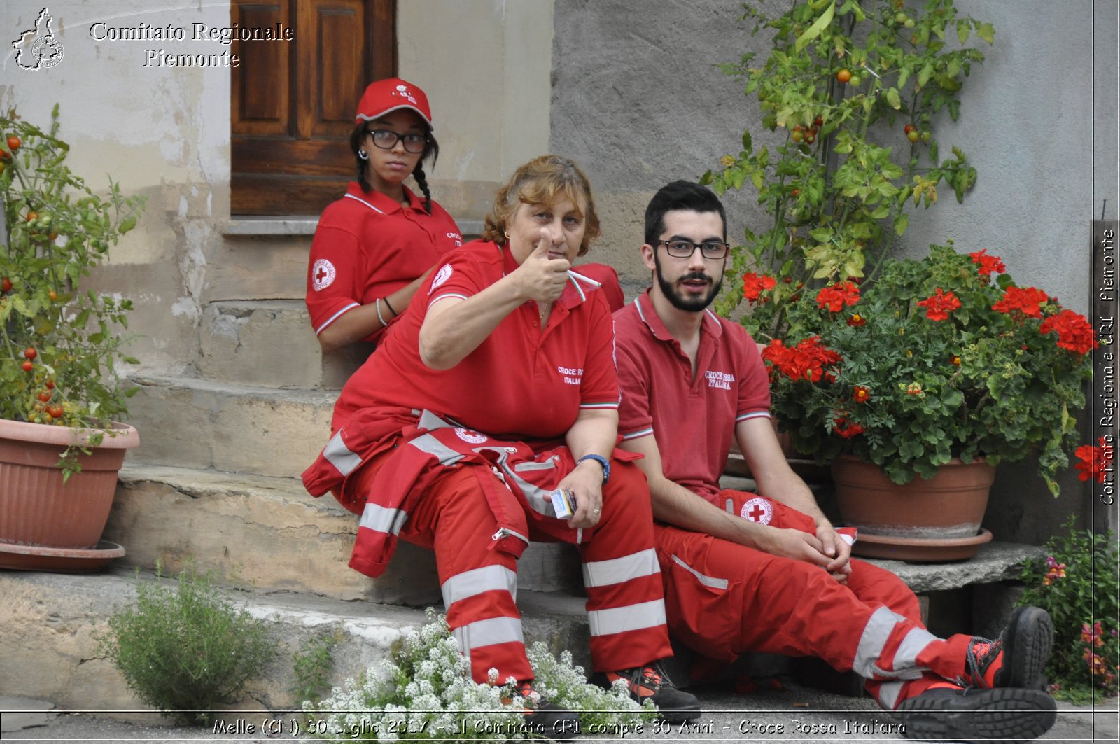 Melle (CN) 30 Luglio 2017 - Il Comitato CRI compie 30 Anni - Croce Rossa Italiana- Comitato Regionale del Piemonte