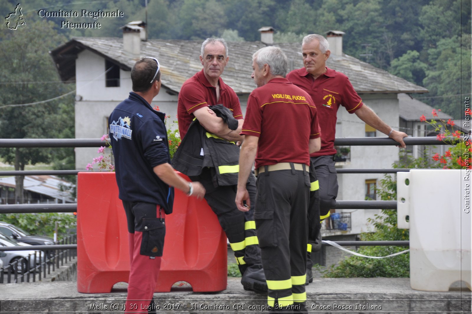 Melle (CN) 30 Luglio 2017 - Il Comitato CRI compie 30 Anni - Croce Rossa Italiana- Comitato Regionale del Piemonte