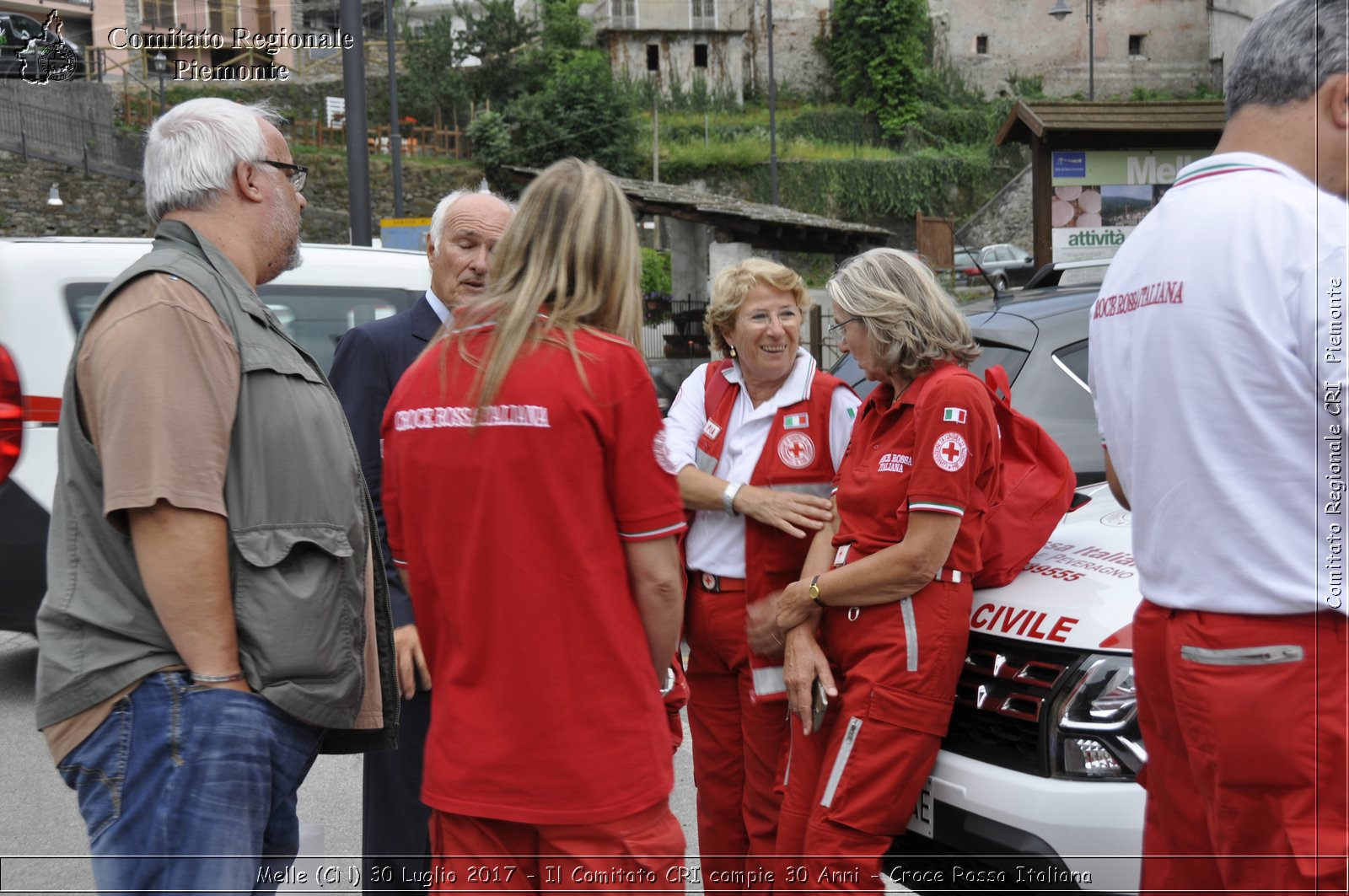 Melle (CN) 30 Luglio 2017 - Il Comitato CRI compie 30 Anni - Croce Rossa Italiana- Comitato Regionale del Piemonte